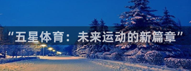 米兰体育官网下载招商电话：“五星体育：未来运动的新篇