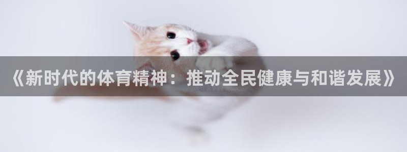 米兰体育官网下载平台注册：《新时代的体育精神：推动全